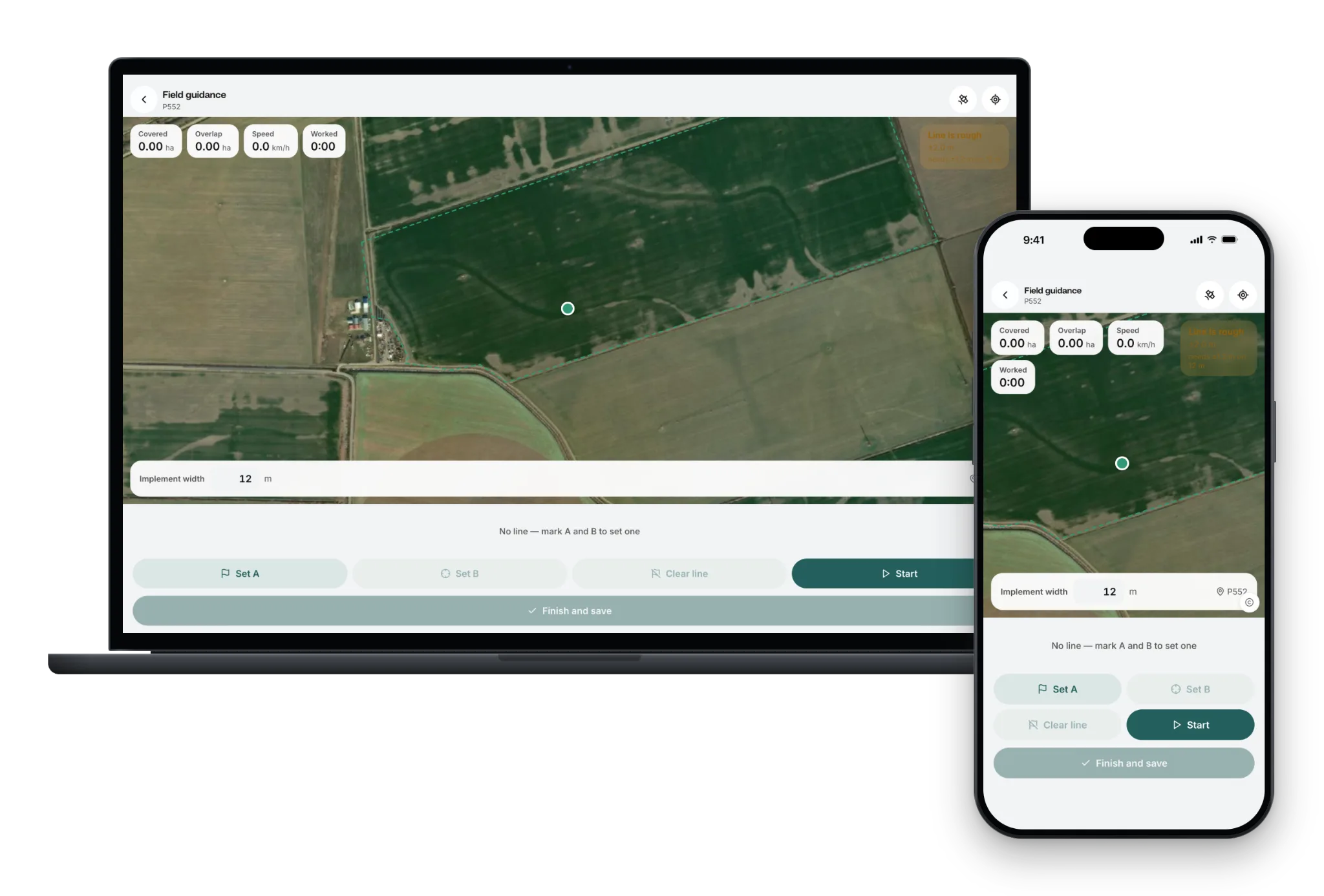 Field guidance — a lightbar on your phone